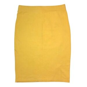 FOREVER 21 yellow pencil skirt